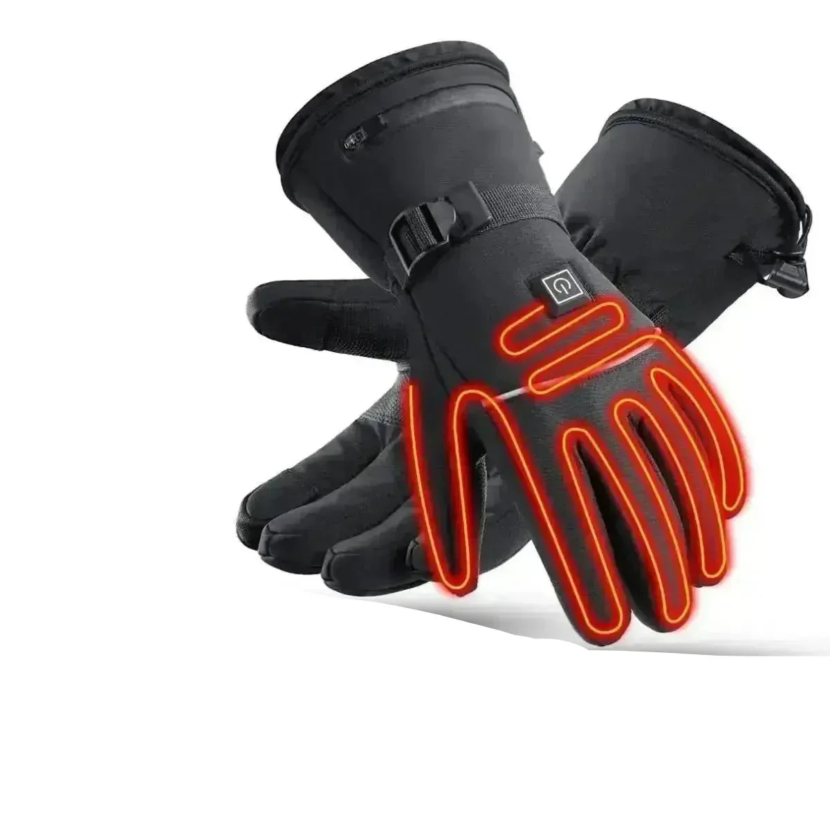 Gants chauffants batterie rechargeable étanches avec 3 niveaux de chaleur et écran tactile