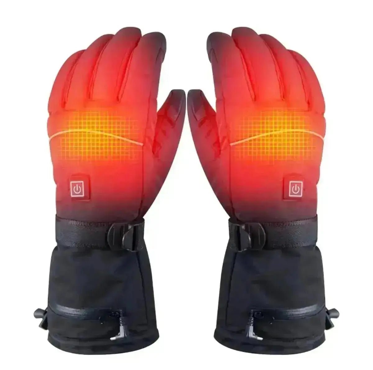 Gants chauffants batterie rechargeable étanches avec 3 niveaux de chaleur et écran tactile