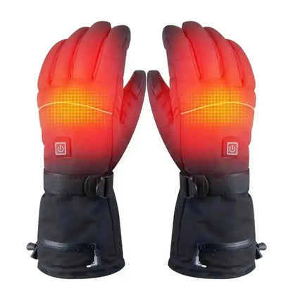 Gants chauffants batterie rechargeable étanches avec 3 niveaux de chaleur et écran tactile