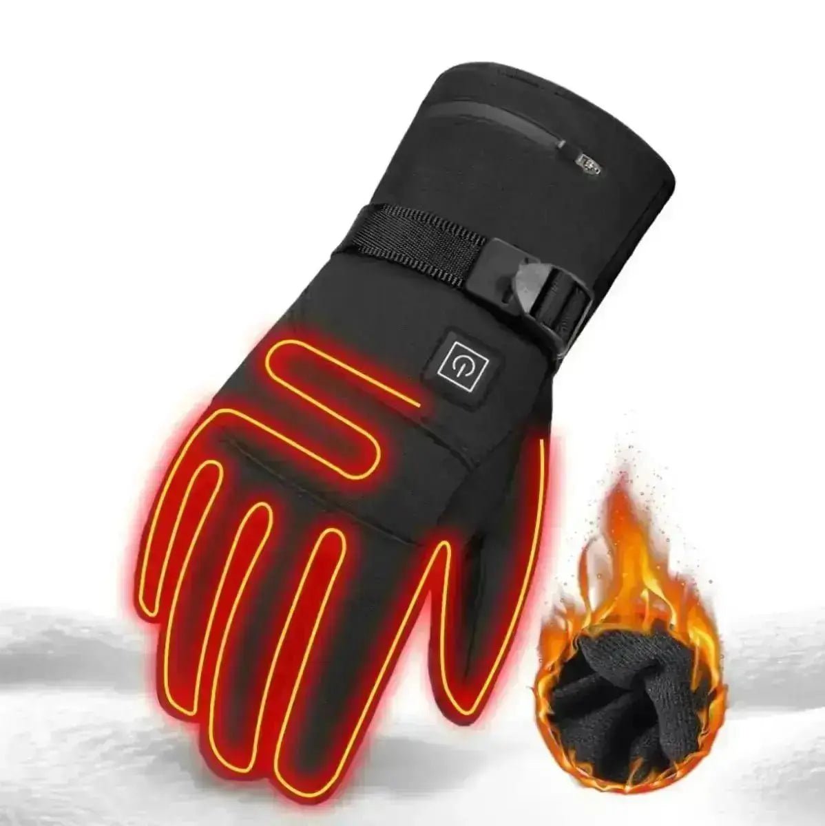 Gants chauffants batterie rechargeable étanches avec 3 niveaux de chaleur et écran tactile