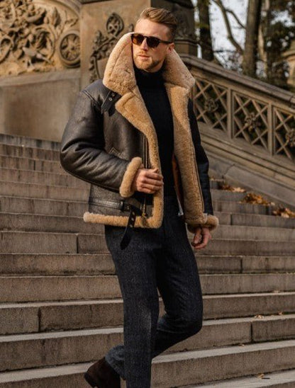 Veste Aviateur Homme | Classique Fermeture Éclair | Coupe Moderne