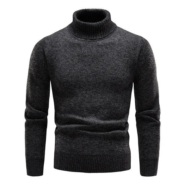 Pull col roulé homme - Confortable - Élégant