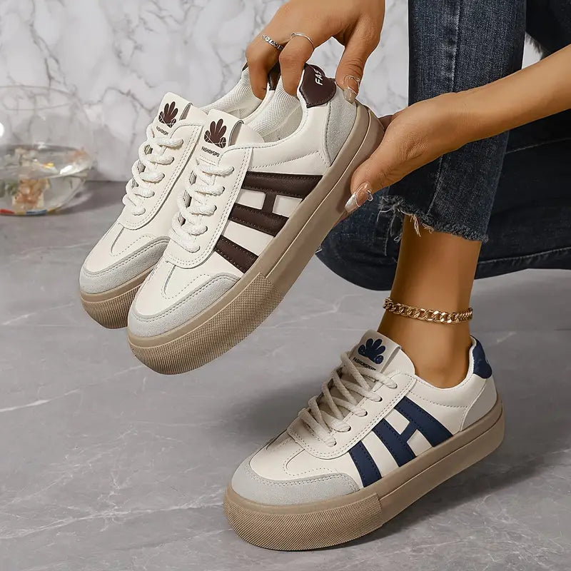 Baskets Designer Femmes - Élégance - Confort - Style-Chaussures-PARIS FEMME