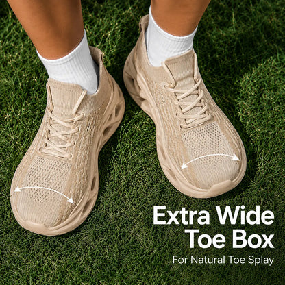 Chaussures de marche orthopédiques | Bout large, semelle flexible
