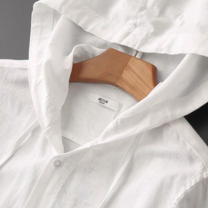 Chemise en lin à capuche femme - Georgina