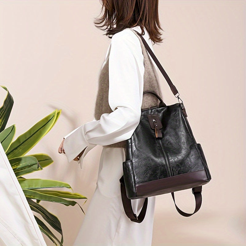 Sac à dos femme | Protection antivol, végan | Urbain