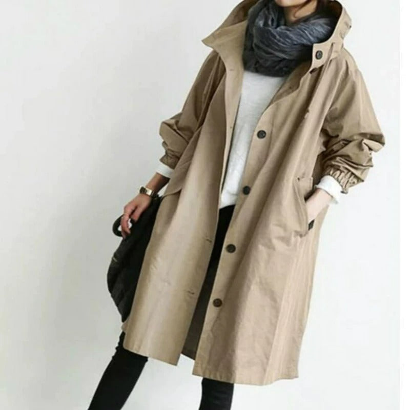 Trench-coat Simona Résistant à l'Eau - Élégant - Fonctionnel - Confortable