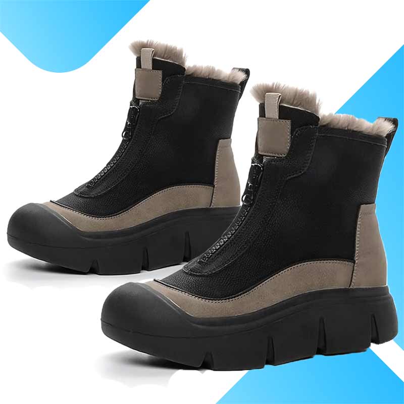 Bottes Orthopédiques d'Hiver Amortissantes - Réhaussantes Imperméables-CHAUSSURES ORTHOPÉDIQUES-PARIS FEMME