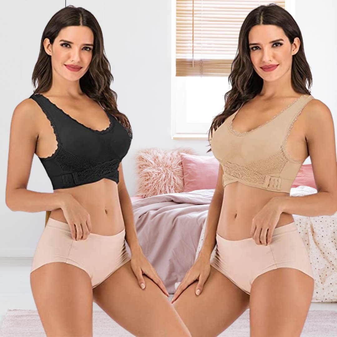 Soutien-gorge pour femme | Sans armatures, en dentelle | Maintien confortable