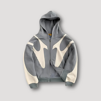 Sweat-shirt Homme | Fermeture Éclair, Imprimé Tendance