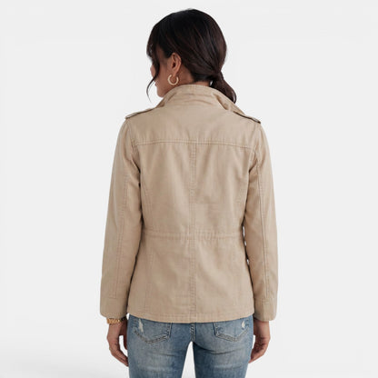 Veste Femme Printemps Automne | Casual avec Fermeture Éclair