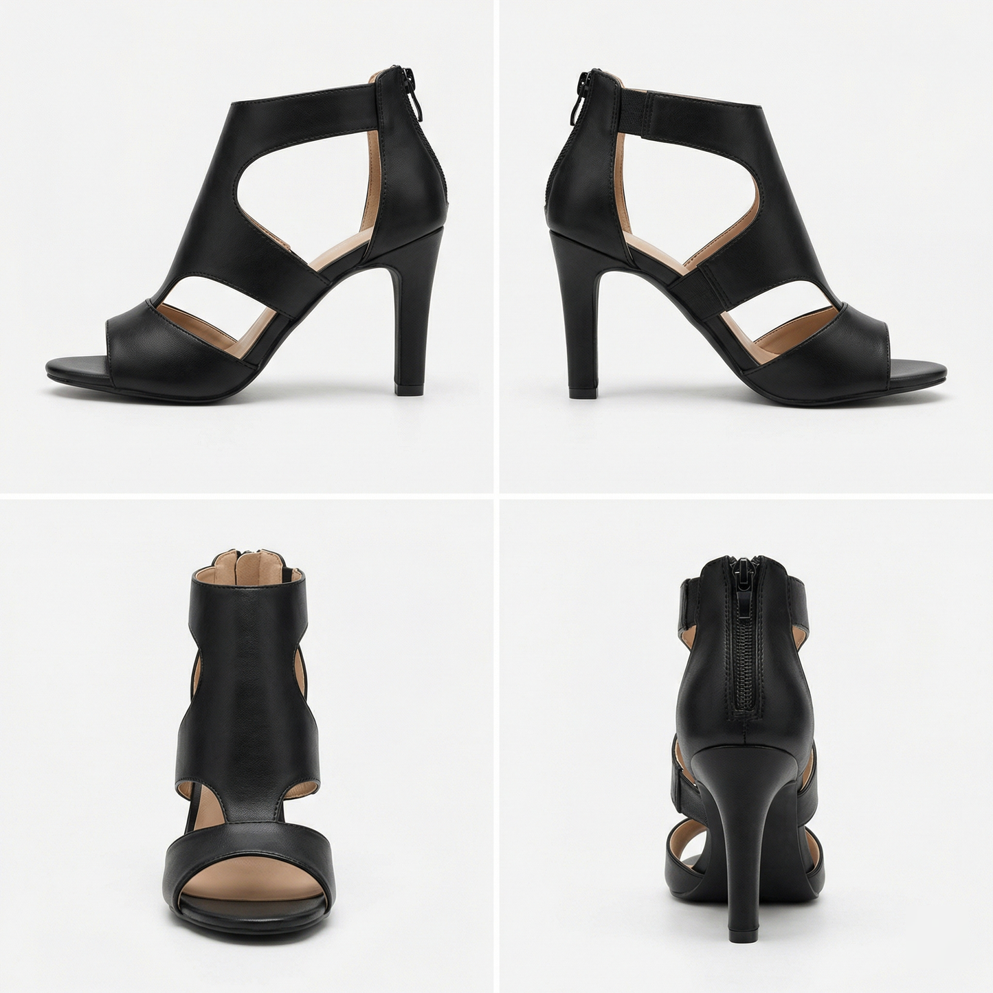 Talons Ballroom | Orthopédique, Confort | Rose, Noir