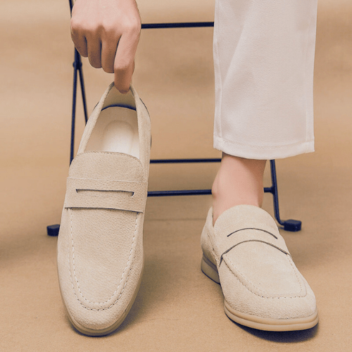 Mocassins cuir hommes | Noir, Beige, Khaki | Véritable cuir