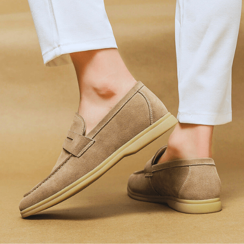 Mocassins cuir hommes | Noir, Beige, Khaki | Véritable cuir