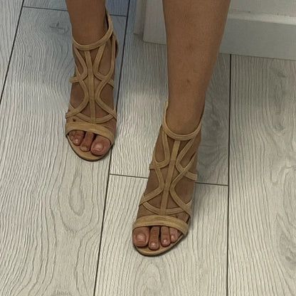 Sandales Gladiateur Femme | Talons Hauts 11cm | Plusieurs Couleurs