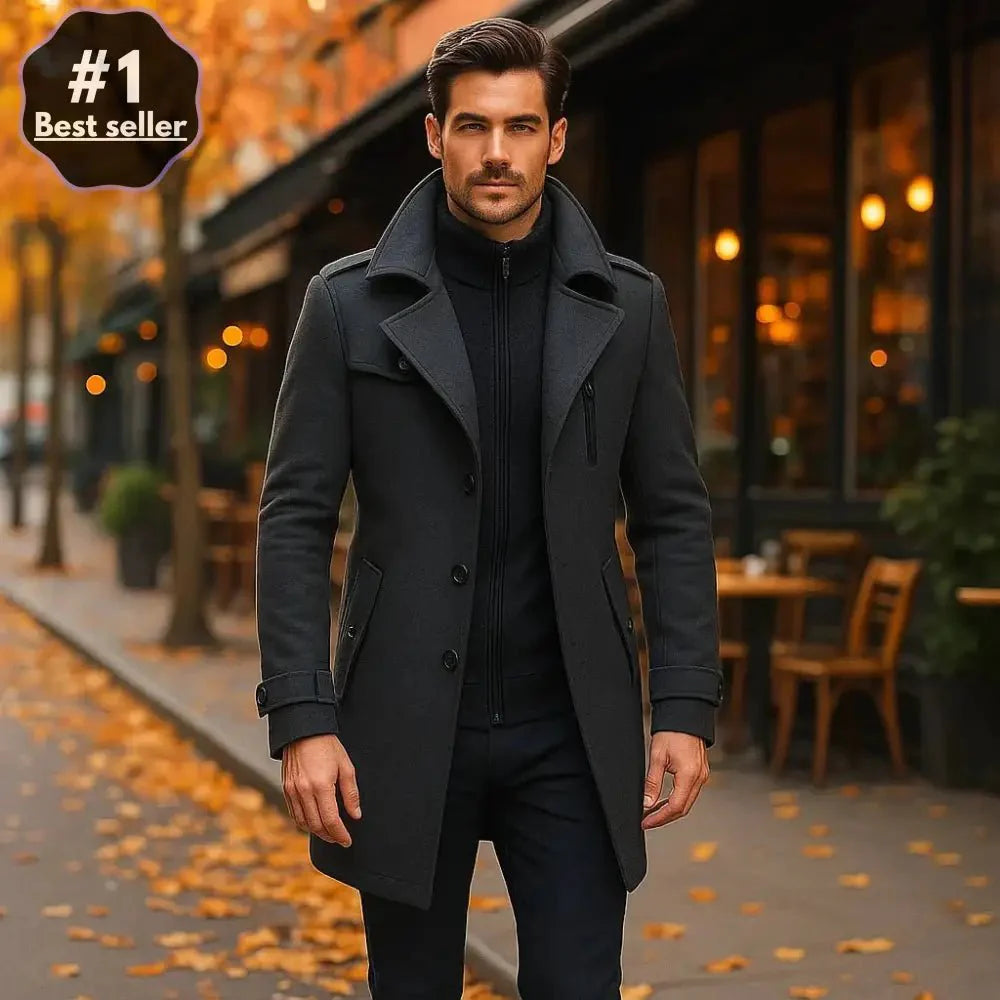 Grayson – Veste d'Hiver Limitée avec Col Double