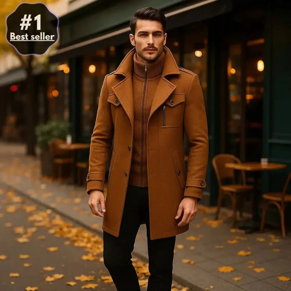 Grayson – Veste d'Hiver Limitée avec Col Double