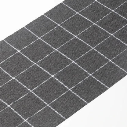 Écharpe homme hiver douce à franges motif carreaux classique