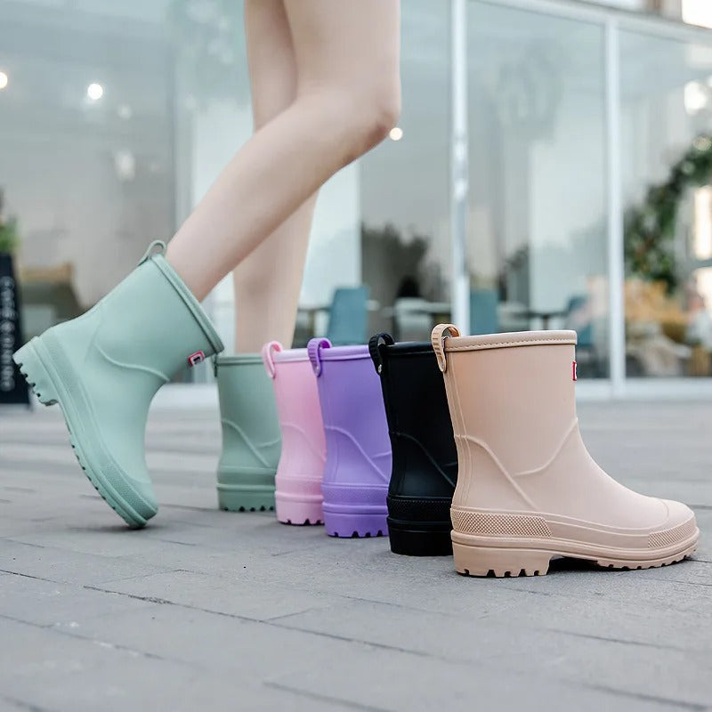 Bottes de Pluie Femme | Imperméables, Semi-Montantes | Confort Quotidien