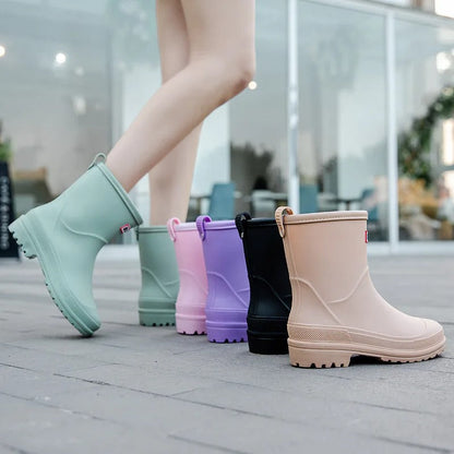 Bottes de Pluie Femme | Imperméables, Semi-Montantes | Confort Quotidien
