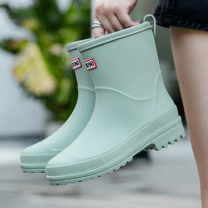 Bottes de Pluie Femme | Imperméables, Semi-Montantes | Confort Quotidien