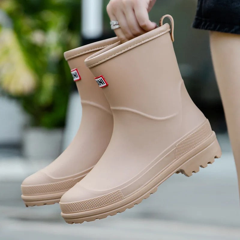 Bottes de Pluie Femme | Imperméables, Semi-Montantes | Confort Quotidien