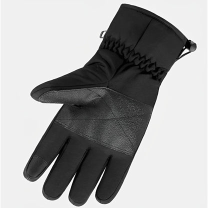 Gants chauffants rechargeables imperméables avec embouts compatibles écran tactile