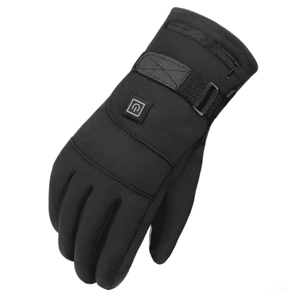 Gants chauffants rechargeables imperméables avec embouts compatibles écran tactile