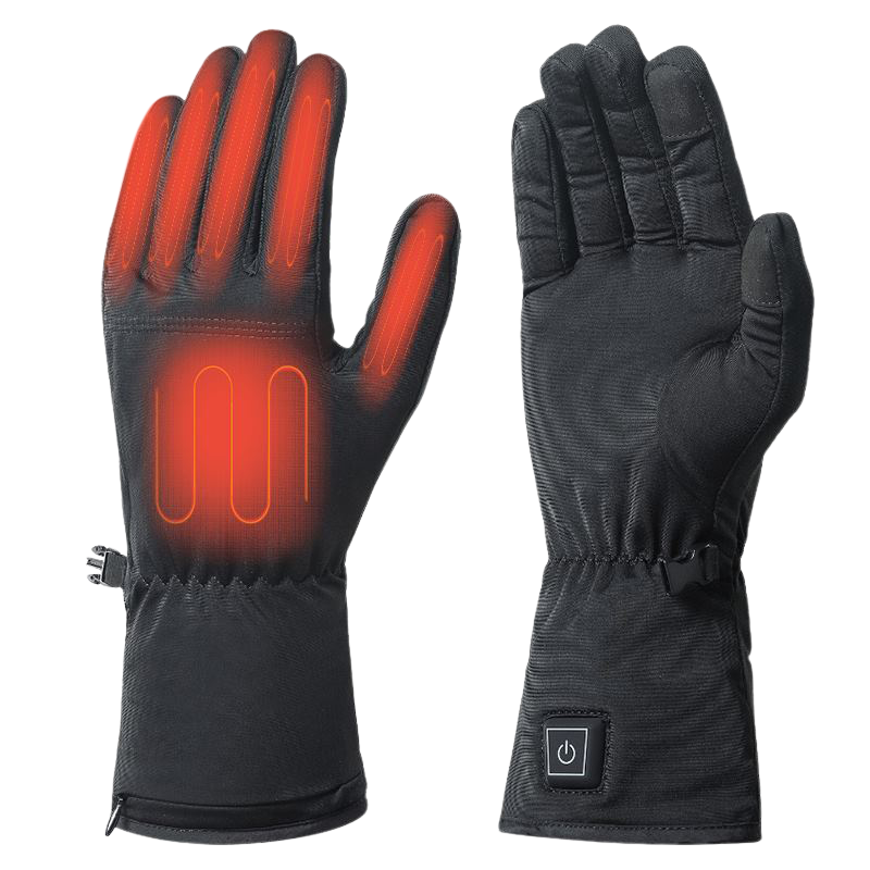 Gants chauffants batterie rechargeable tactiles avec 3 niveaux de chaleur