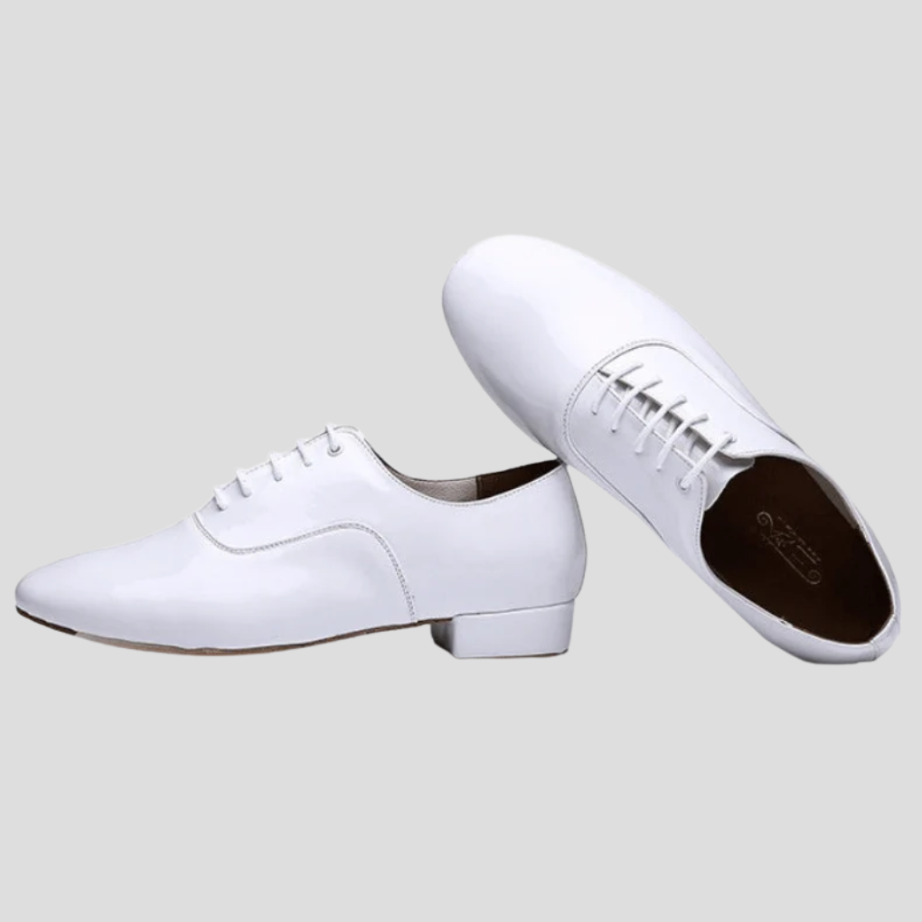 Chaussures de Danse Latine pour Hommes | Noir Brillant
