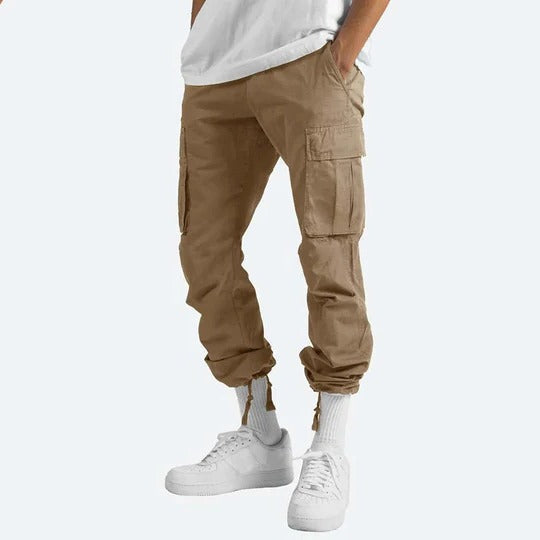Pantalon Cargo Homme | Coupe Droite, Poches Multiples