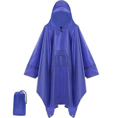 Veste poncho imperméable | Protection pluie, coupe ample