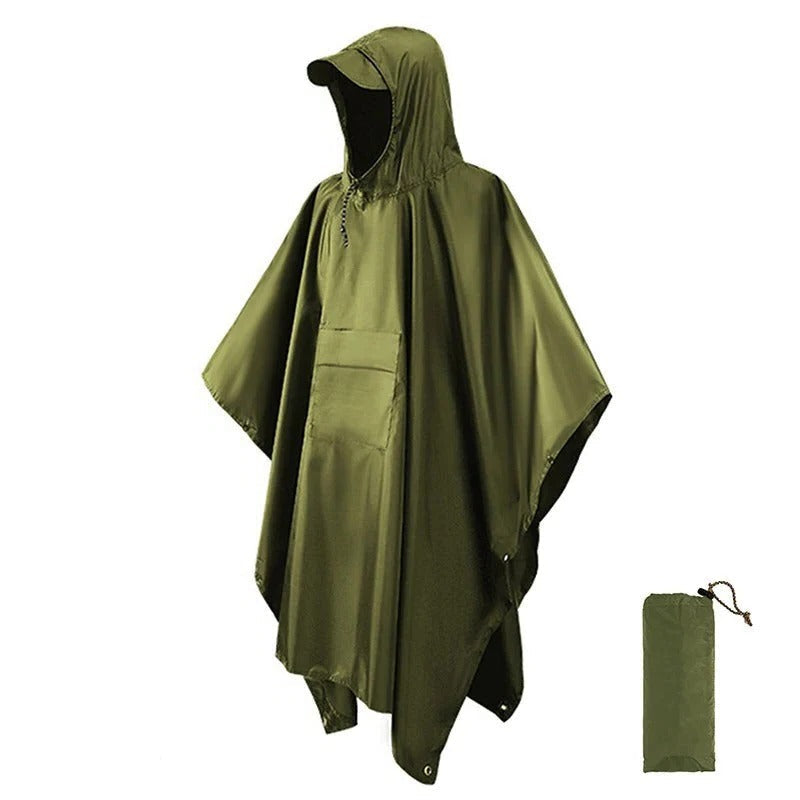 Veste poncho imperméable | Protection pluie, coupe ample