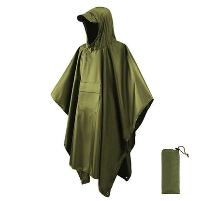 Veste poncho imperméable | Protection pluie, coupe ample