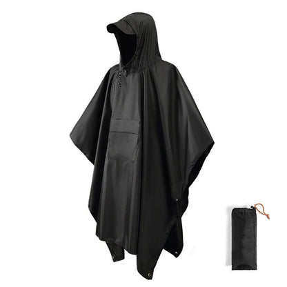 Veste poncho imperméable | Protection pluie, coupe ample