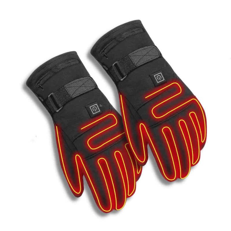 Gants chauffants hiver imperméables température réglable compatible écran tactile