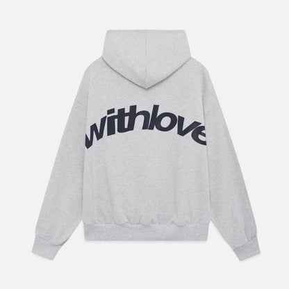 Sweat à capuche oversize unisexe coupe décontractée avec détail façade contrasté