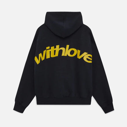 Sweat à capuche oversize unisexe coupe décontractée avec détail façade contrasté