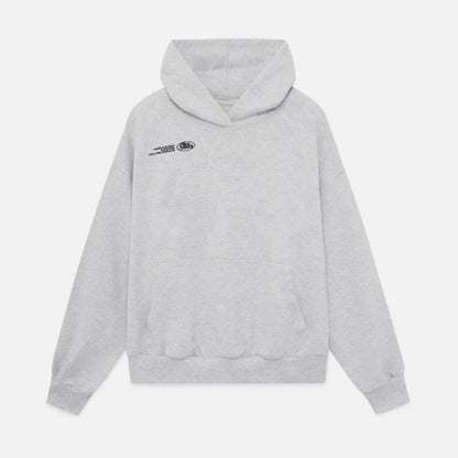Sweat à capuche oversize unisexe coupe décontractée avec détail façade contrasté