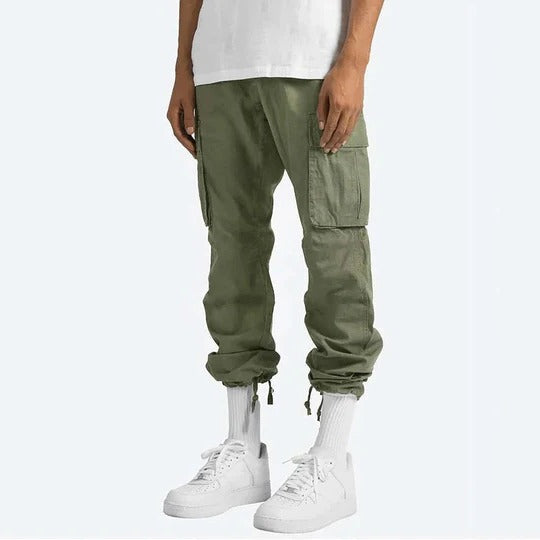Pantalon Cargo Homme | Coupe Droite, Poches Multiples