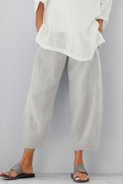 Pantalon Femme Ample et Décontracté avec Poches