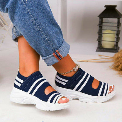 Sandales pour Oignons, Femmes | Maille Extensible | Semelle Sport