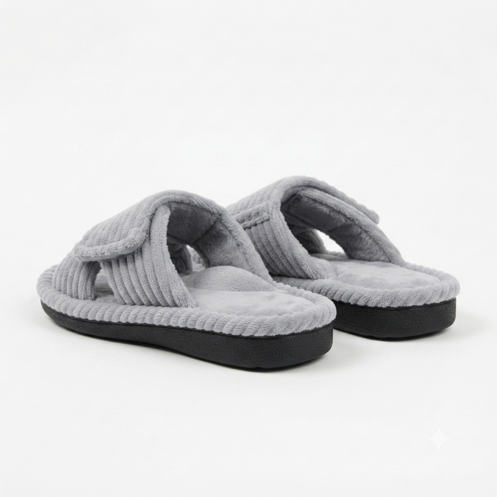 Orthopedic Slippers Adjustable Velcro Non-Slip
