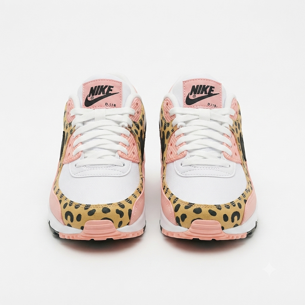 Sneakers | Women, Leopard Print, Pink | Air Cushion, Everyday