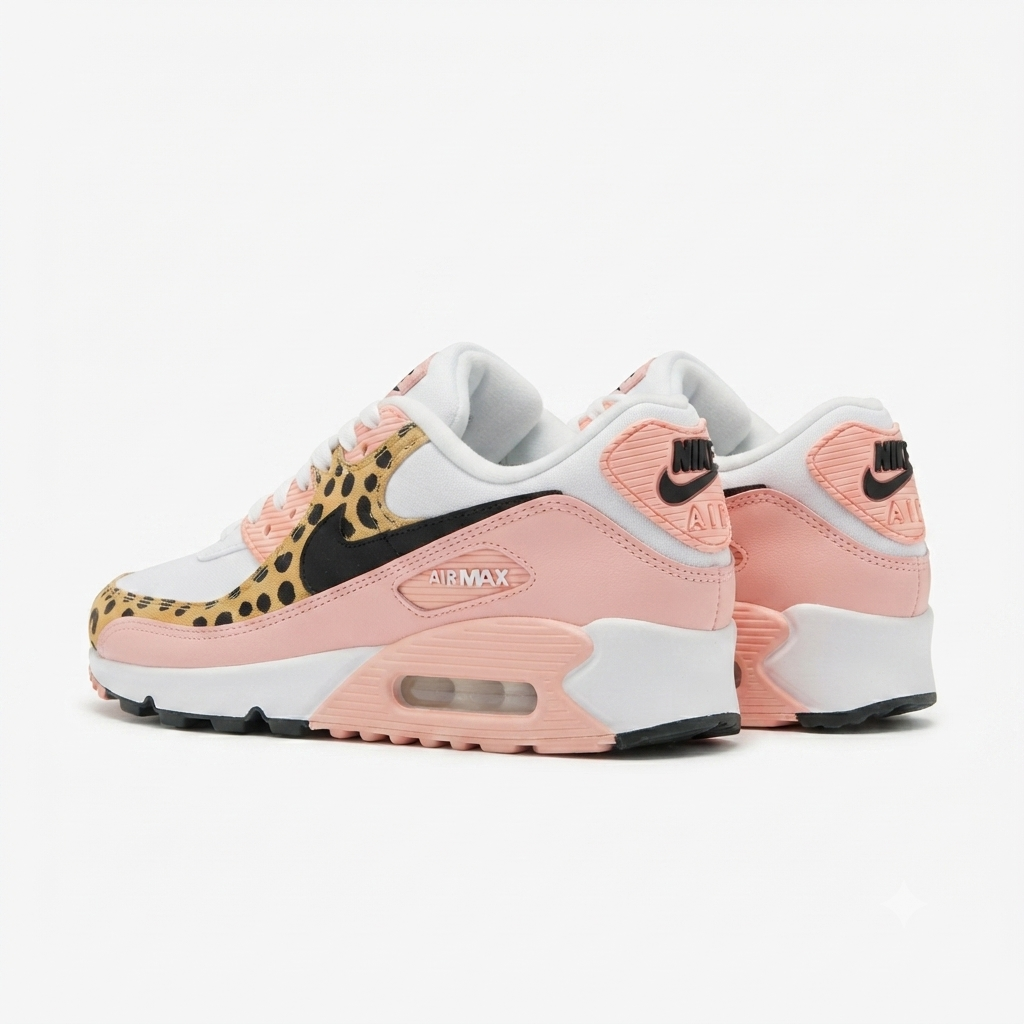 Sneakers | Women, Leopard Print, Pink | Air Cushion, Everyday