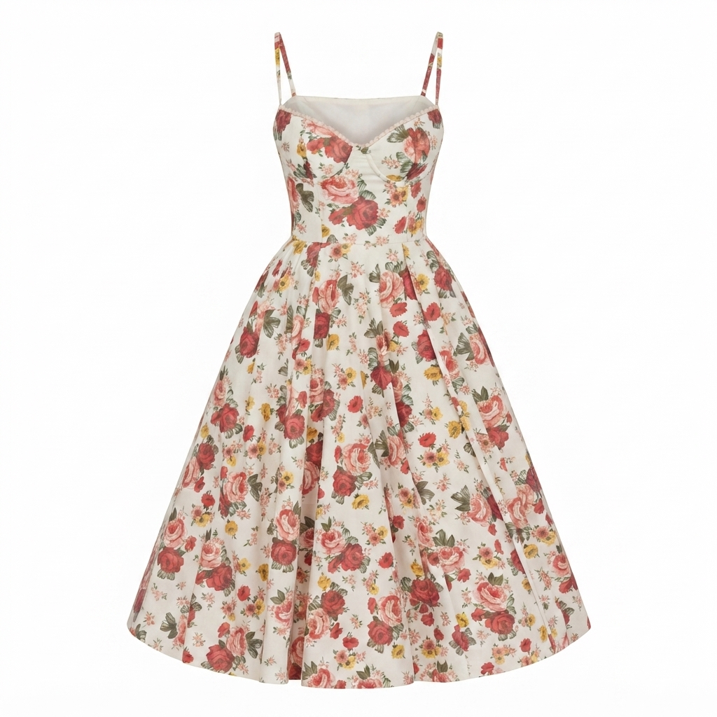 Amarielle - Elegant midi dress - Corset - Flared skirt - Ball gown