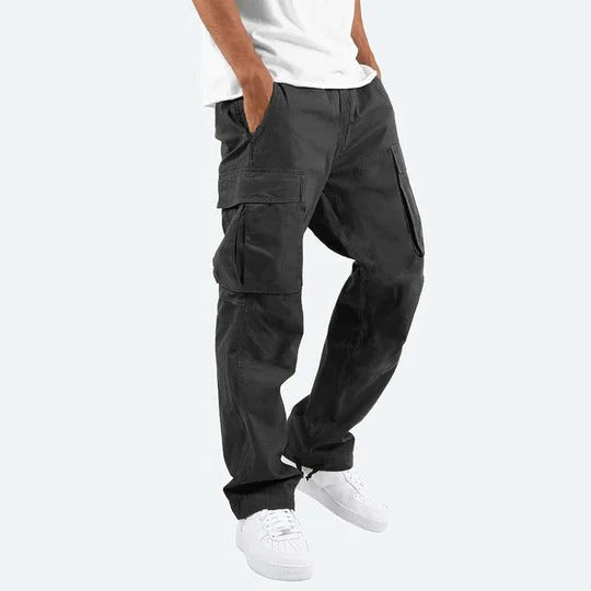 Pantalon Cargo Homme | Coupe Droite, Poches Multiples