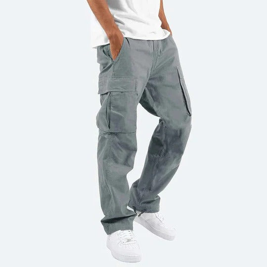 Pantalon Cargo Homme | Coupe Droite, Poches Multiples