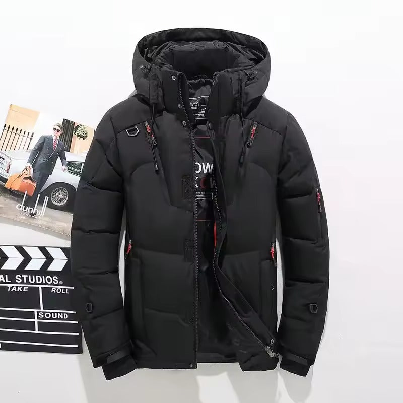 Parka d'hiver homme | Imperméable, coupe-vent | Duvet de canard