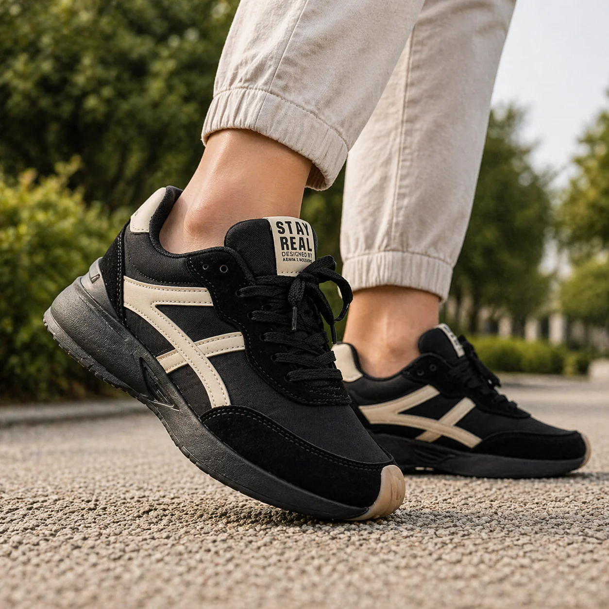 Noir/Beige / 41